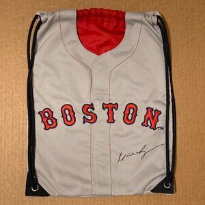 Manny Ramirez Boston Red Sox No. 24 Jersey Embroidered Cinch Bag Backpack OS